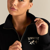 Comfort Outdoor 1/4 Zip Graphic Sweat | Black