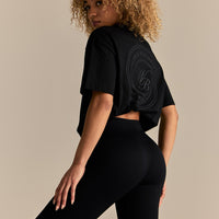 Comfort WB Logo Oversized Short Sleeve T-Shirt | Black