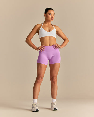 Define 2.0 Scrunch V-Neck Bra | White