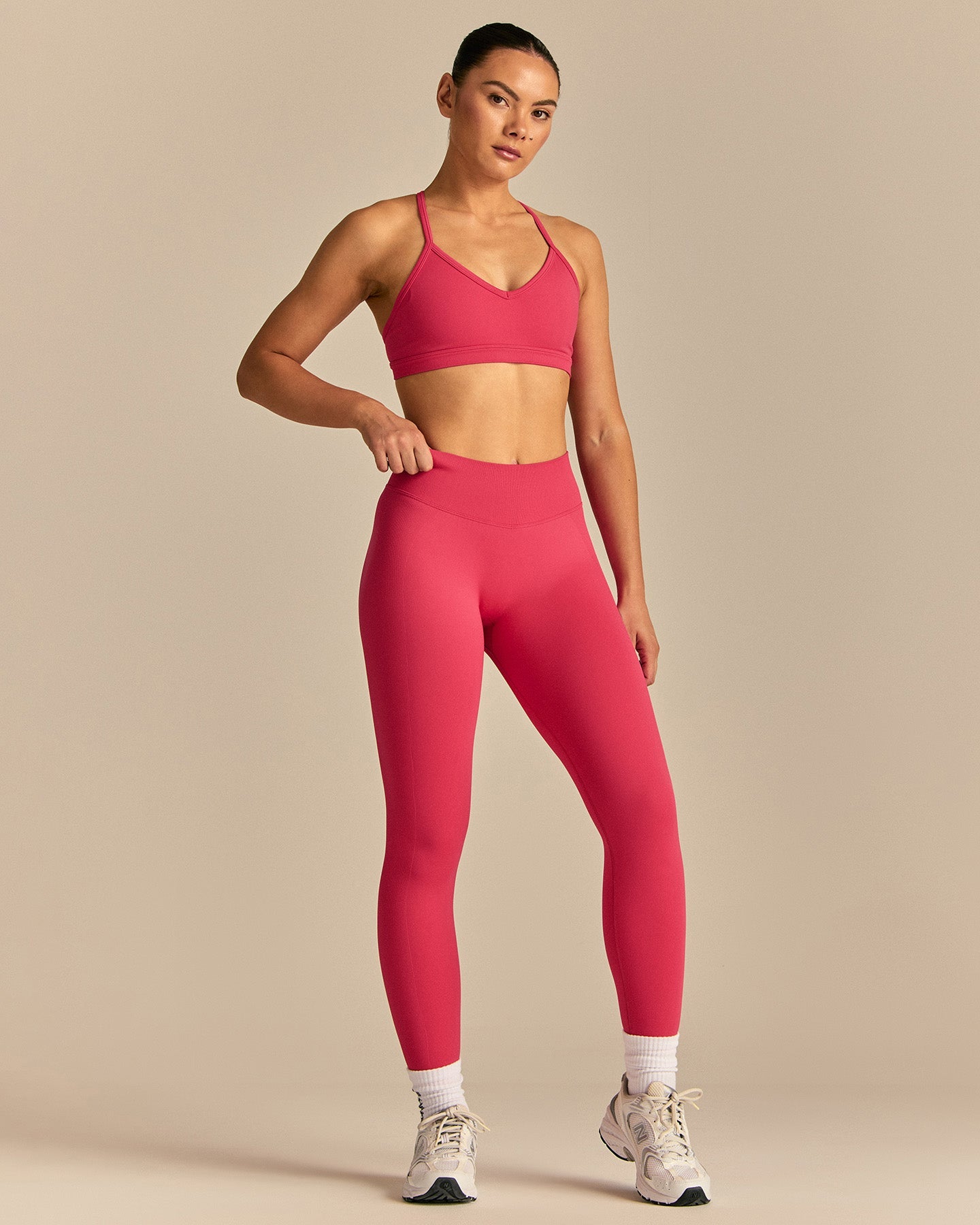Emphasize V-Neck Bra | Watermelon