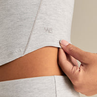 Cotton Contour Short Sleeve T-Shirt | Grey Marl