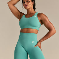Power Seamless Leggings | Marine Green