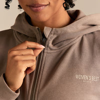 Comfort Lightweight Draw Hem Hoodie | Taupe Grey