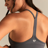 Define 2.0 Seamless Racer Back Bra | Graphite
