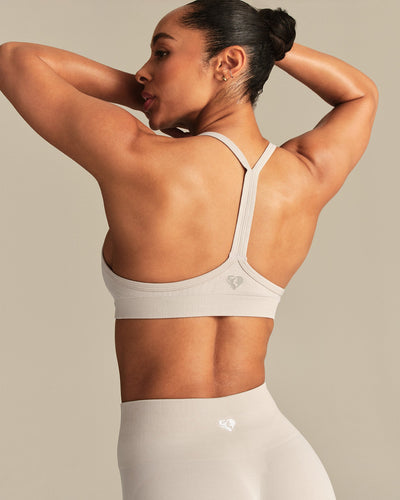 Define 2.0 Seamless Racer Back Bra | Stone
