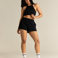 Motion Seamless Racer Front Bra | Black