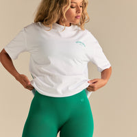 Comfort Oversized "10" Graphic T-Shirt | White