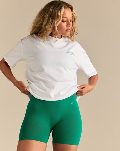 Comfort Oversized "10" Graphic T-Shirt | White