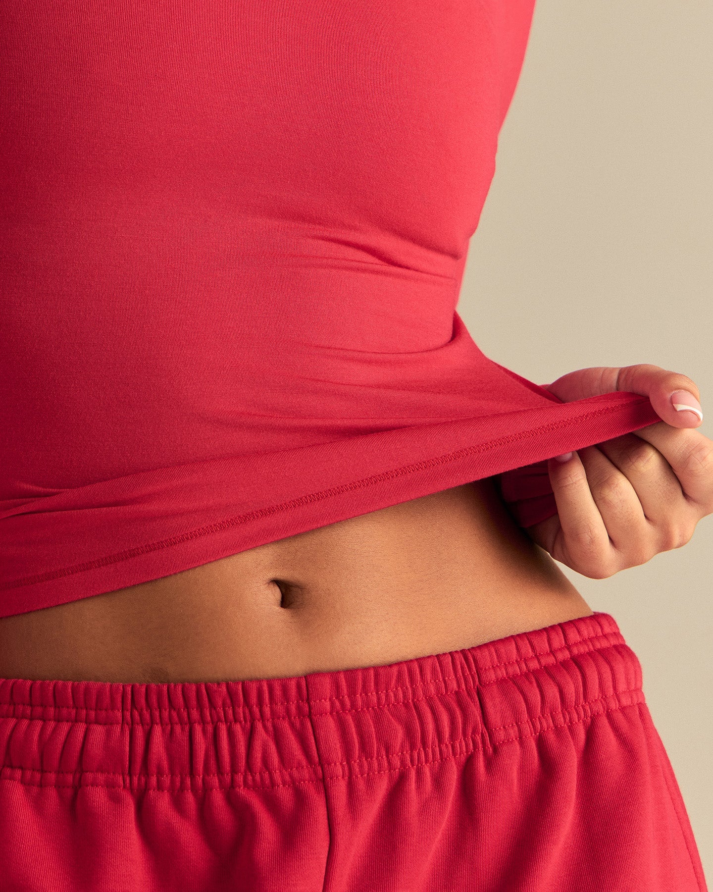 Smooth Contour Long Sleeve Reversible T-Shirt | Candy Apple