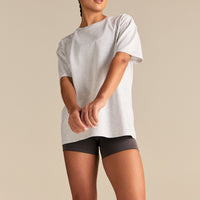 Comfort PWR Oversized Short Sleeve T-Shirt | Light Grey Marl