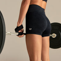 Silicone Lifting Straps | Black