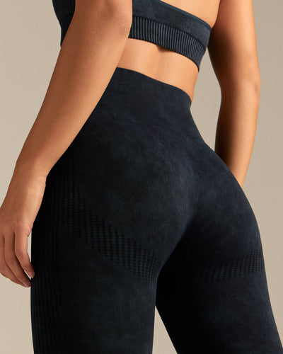 Power Seamless Leggings | Washed Black