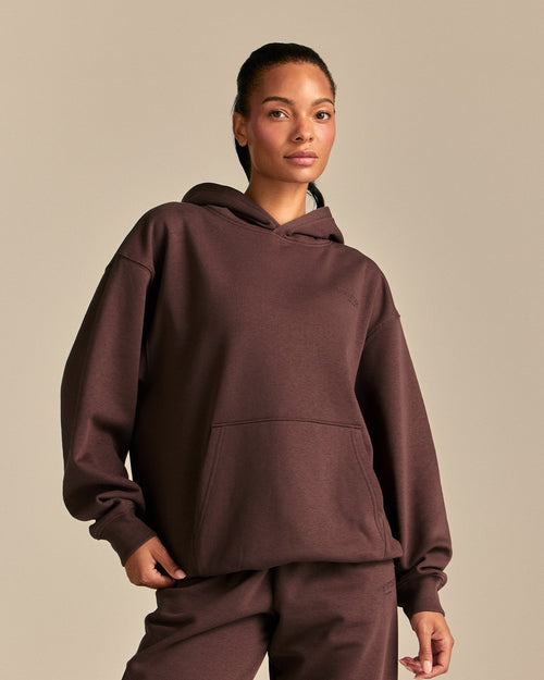 Comfort Oversized Wellness Hoodie | Cocoa Powder