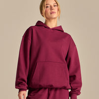 Comfort Oversized Wellness Hoodie | Deep Berry (1/6)