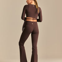 FormFlex Long Sleeve Wrap Top | Cocoa Powder (2/6)