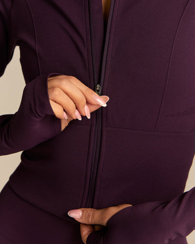 Define 2.0 Midi Jacket | Blackberry (3/6)
