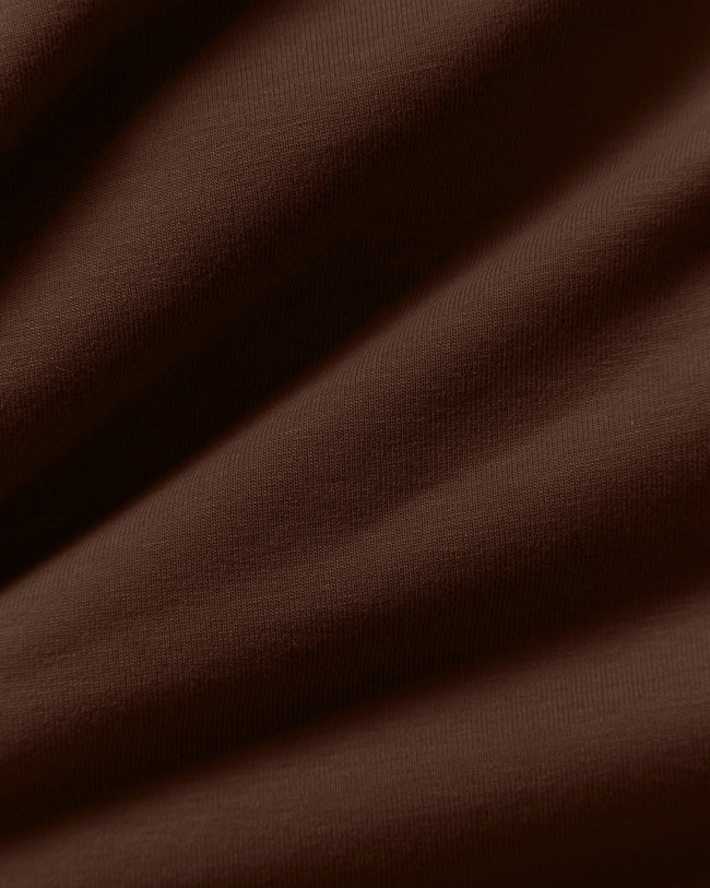 Comfort Mid Waist Cuffed Hem Joggers | Cocoa Powder (5/6)