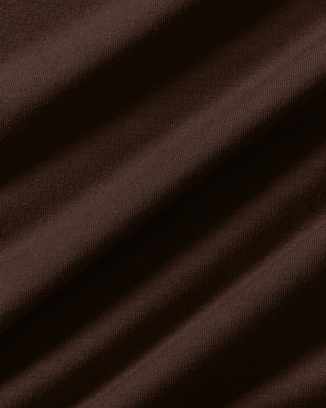 Smooth Contour Midi Square Neck Tank | Cocoa Powder (5/6)