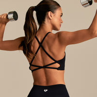 Define 2.0 Double Cross Back Bra | Black (6/6)