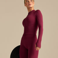 Define 2.0 Midi Jacket | Deep Berry (6/6)