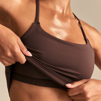 FormFlex Spaghetti Strap Tank | Cocoa Powder (6/6)