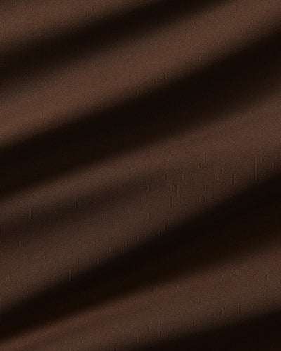 Essential Long Sleeve Crop Top | Cocoa