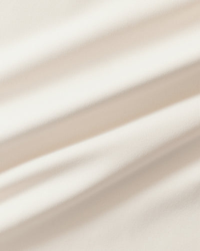 Essential Cropped Short Sleeve Tee | Off White