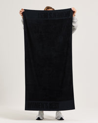 Large Sweat Towel | Black