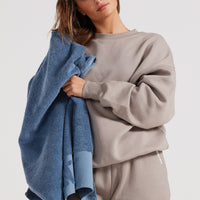 Large Sweat Towel | Smoke Blue