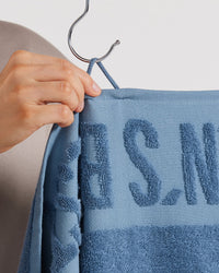 Large Sweat Towel | Smoke Blue