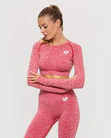 Women's Best - Focus- follow one course until success 💪 ⁣ ⁣ Outfit:  Women's Best Move Leggings & Crop Top - Light Pink Marl 💕 ⁣ ⁣ 📸  instagram.com/itslydboss ⁣