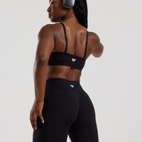 Define 2.0 Seamless Scrunch Bralette | Black