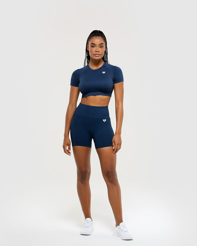 Power Seamless Shorts - Sapphire Blue | Women's Best