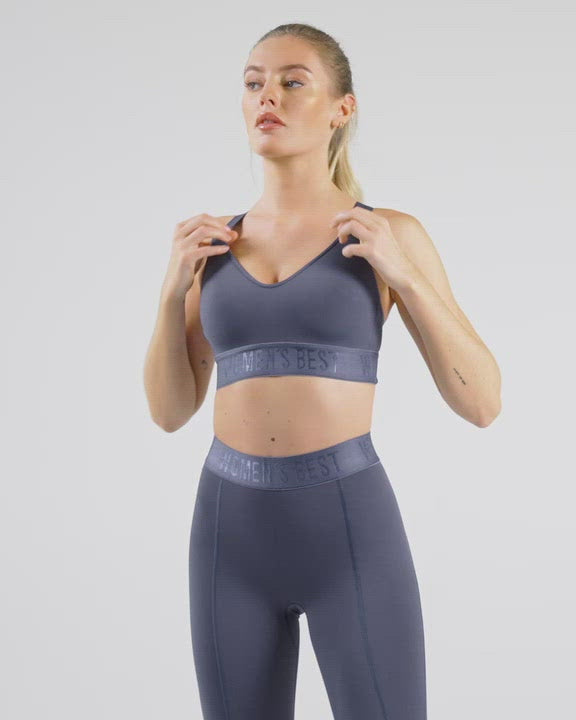 Hold High Support Sports Bra - Space Grey