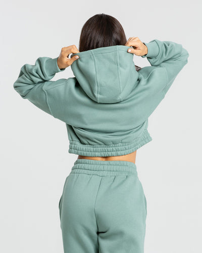Pastel cropped hoodie hot sale