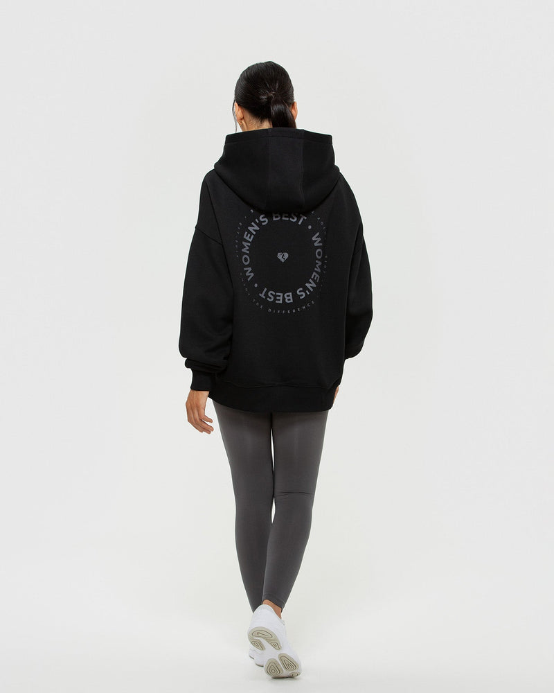 Comfort Oversized Hoodie Black Women s Best