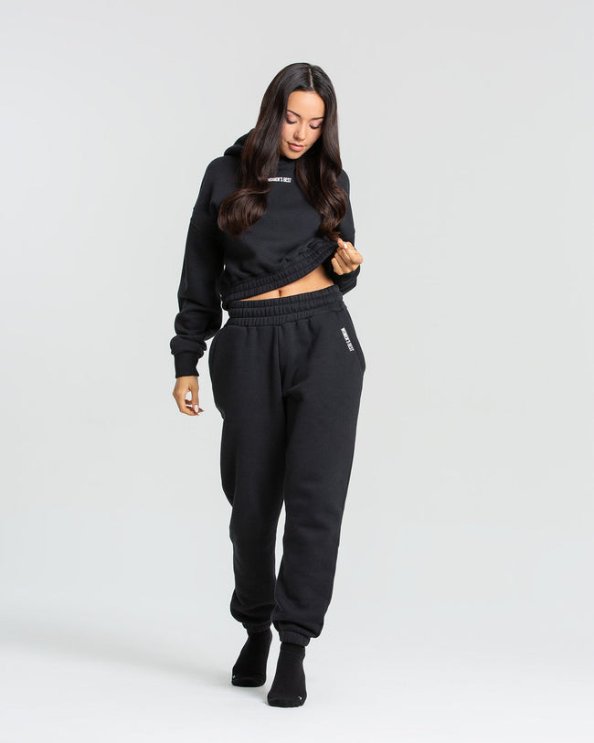 Next black joggers womens on sale