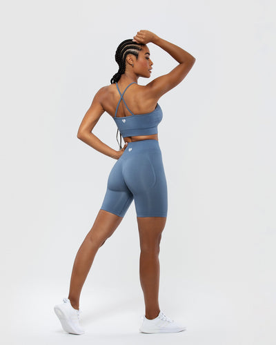 Blue cycling shorts hotsell