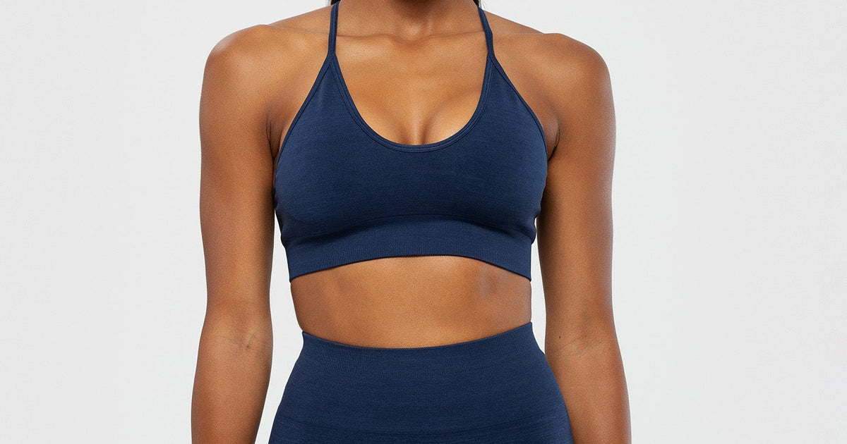 Define Scrunch Seamless Bralette | Sapphire Blue