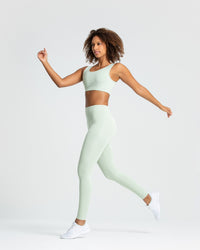 Essential Sports Bra | Tea Green