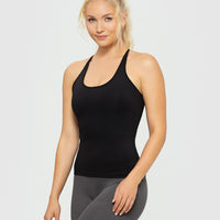 Essential Built-in Bra Tank | Black