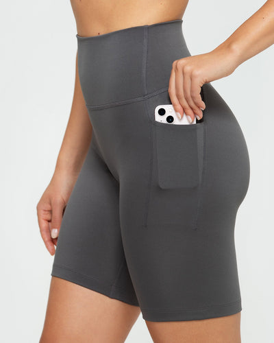 Essential Cycling Shorts with Pockets | Graphite
