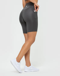 Essential Cycling Shorts with Pockets | Graphite