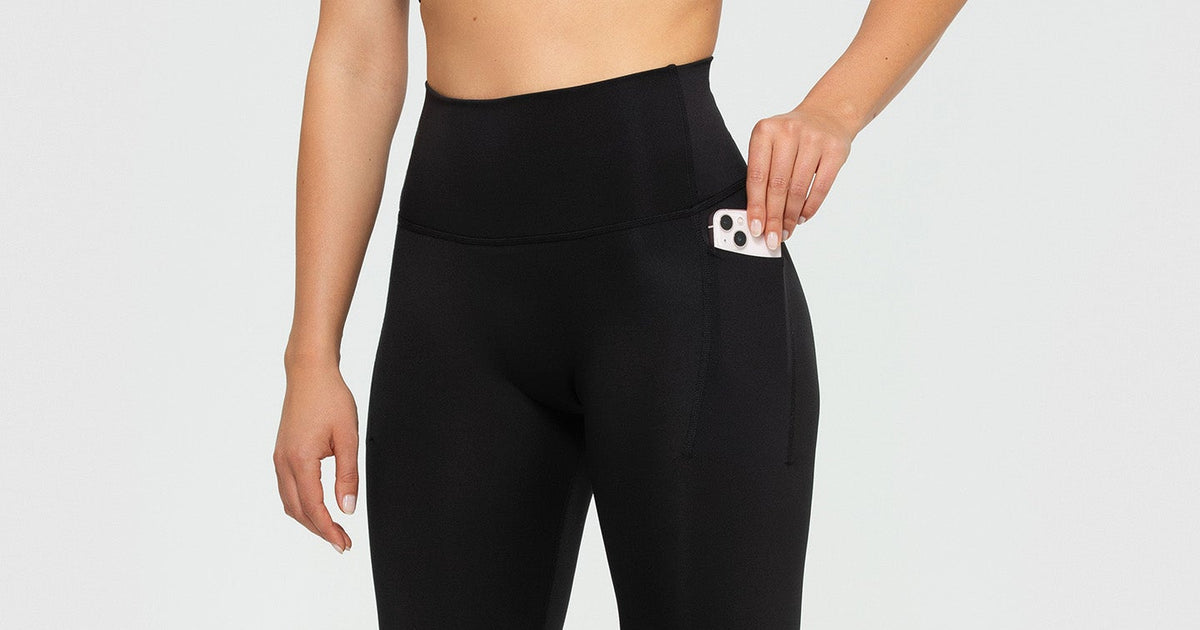 Buy High-Rise Active Tights in Black with Side Pocket Online India, Best  Prices, COD - Clovia - AB0042D13
