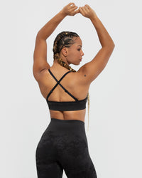 Evolution Seamless Low Back Bra | Black