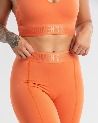 Orange Yoga Pants for Women Tummy Control Leggings High Waisted Booty  Leggings Butt Lifting Yoga Leggings – Fire Fit Designs