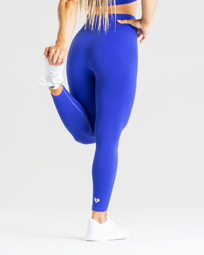 Sujey Scrunch Leggings - Royal Blue – Fem Curves