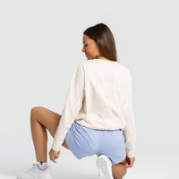 Comfort Oversized Long Sleeve T-Shirt | Sand
