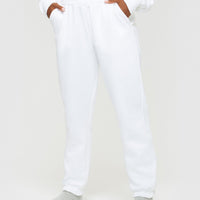 Comfort Oversized Joggers | White