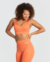 Hold High Support Sports Bra | Burnt Orange